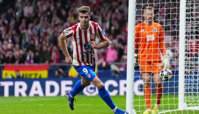 Sorloth Hattrick, Atletico Maju ke 16 Besar Usai Cukur Brugge 4-1