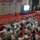 Suasana jamaah tarawih perdana di Masjid Istiqlal, Jakarta Pusat, sebelum insiden kebakaran melanda tempat ibadah umat Muslim tersebut sekitar pukul 20.40 WIB pada Rabu (18/2/2026