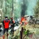 Insiden pesawat pengangkut bahan bakar minyak (BBM) yang mengalami kecelakaan di Pa’ Belaban di lokasi Pa’ Betung, Kecamatan Krayan Timur, Kabupaten Nunukan, Kalimantan Utara, Kamis (19/2/2026)