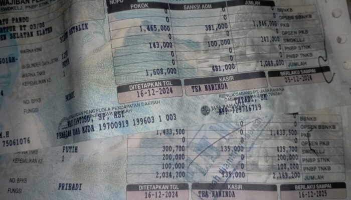 Protes Kenaikan Pajak Opsen Kendaraan Viral di Medsos, Pemprov Jateng Buka Suara