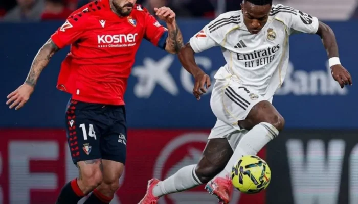 Real Madrid Tersandung di Kandang Osasuna, Menyerah 1-2