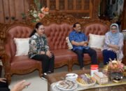 Walikota Semarang, Agustina Wilujeng bersilaturahmi dengan mantan walikota semarang