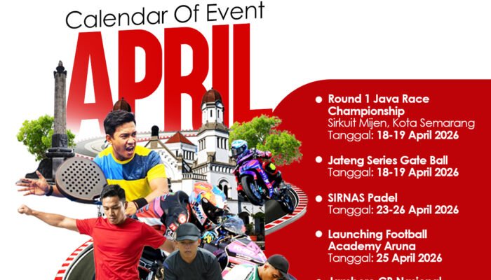 Siap siap, Semarang Bakal Jadi Tuan Rumah Event Olahraga Nasional di April Ini