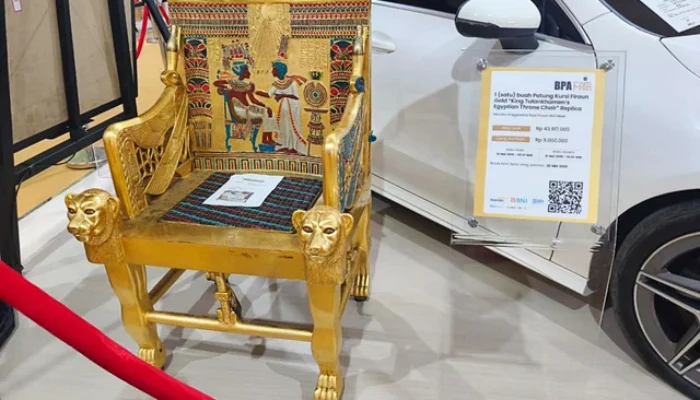 Dilelang Kejaksaan, Replika Kursi Firaun Terjual Seharga Rp 80 Juta