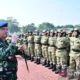 Peserta latsarmil dari pengelola KDMP dan KNMP mengikuti upacara pembukaan pelatihan diklat di lapangan Dirgantara AAU, Yogyakarta,