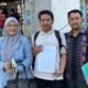 Jurnalis korban kekerasan aparat kepolisian, Rama Indra, di Mapolrestabes Surabaya, Kamis (11/6/2026).