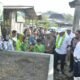 Menteri Lingkungan Hidup Republik Indonesia, Jumhur Hidayat didampingi Sekda Kota Semarang, Handi Priyanto, Menteri meninjau Kebun Bulusan Edu Park, Selasa (2/6).