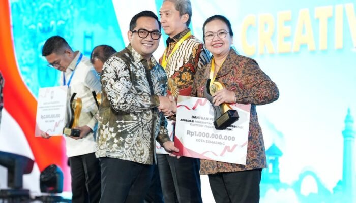 Kota Semarang Sabet Penghargaan Nasional Creative Financing, Bukti Inovasi Pemkot Hadirkan Pembangunan yang Berdampak
