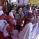 Walikota Semarang, Agustina Wilujeng menyapa para siswa sekolah dasar, belum lama ini.