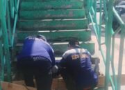 Bahayakan Pengguna, Dishub Kota Semarang Turun Tangan Perbaiki JPO Pasar Bulu Semarang