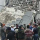 Kondisi rumah yang hancur akibat insiden ledakan