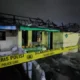 kondisi rumah di asrama polisi yang hangus terbakar