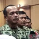 Kapuspen Mabes TNI Brigjen TNI Muhamad Nas saat jumpa pers di Mabes TNI, Cilangkap, Jakarta Timur.