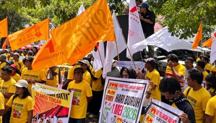 Turun ke Jalan, Ratusan Guru dan Nakes Donggala Tuntut Gaji PPPK Ditanggung APBN