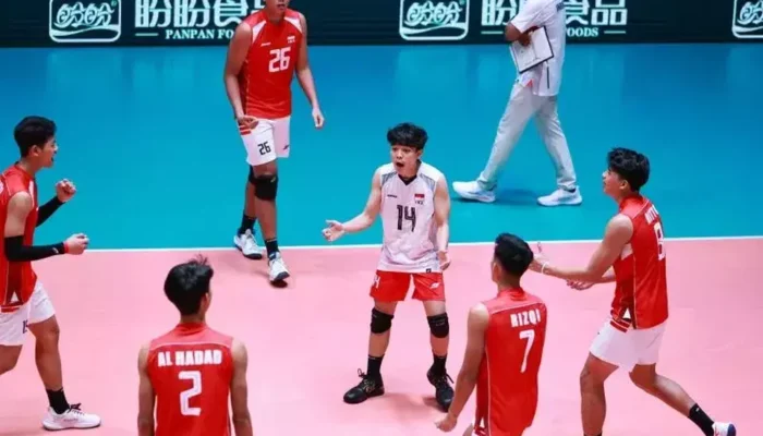 Timnas Voli Putra Indonesia Kalah dari Chinese Taipei pada AVC U-18