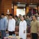 Walikota Semarang, Agustina Wilujeng saat menghadiri acara Training Raya Akbar HMI tingkat Nasional Cabang Semarang di Balaikota Semarang.