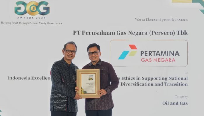 Sukses Kelola Perusahaan, PGN Sabet Penghargaan Indonesia Excellence Good Corporate Governance Awards 2026