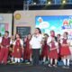 Walikota Semarang, Agustina Wilujeng menghadiri peringatan Hari Anak Nasional (HAN) yang Ke-42 tingkat kota Semarang di halaman balaikota.