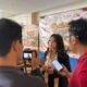 General Manager Louis Kine Pemuda, Meyditha Puspita Kenaka, saat diwawancara awak media.