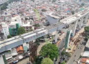 Kondisi Jalur LRT Fase IB Rute Velodrome-Manggarai Tersambung 100 Persen
