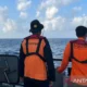 Tim SAR Gabungan memantau lokasi pasca kecelakaan KM Nurul Salsa yang karam untuk mencari puluhan korban penumpang yang masih dinyatakan hilang.