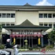 Suasana gedung Rektorat Universitas Jenderal Soedirman (Unsoed) Purwokerto, Kabupaten Banyumas, Jawa Tengah