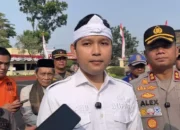Bupati Cianjur Wahyu Ferdian didampingi Kapolres Cianjur AKBP Akhmad Alexander Yuriko Hadi
