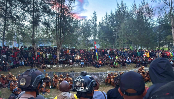 Buntut Kericuhan di Ilaga Papua Tengah, Kantor Pemerintahan Jadi Sasaran Amukan Massa Dibakar Massa
