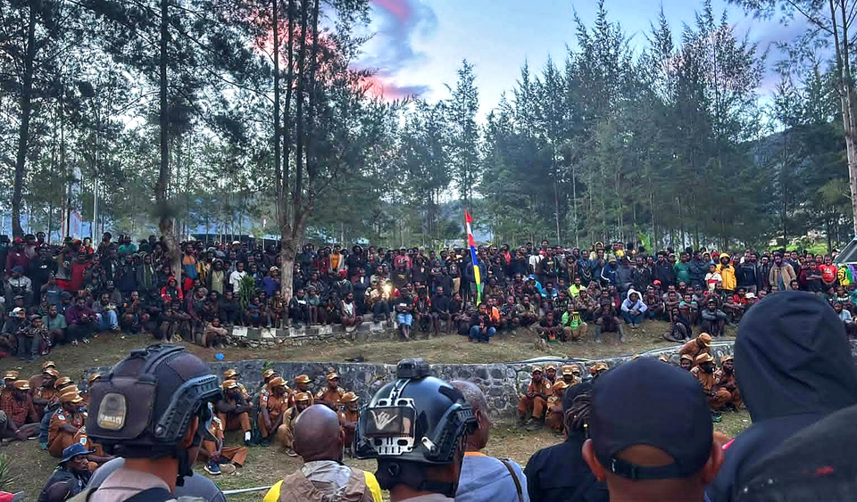 Situasi keamanan di Ilaga, Kabupaten Puncak, Papua Tengah memanas pada Selasa 11 Agustus 2026 sore hingga malam