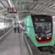 LRT Jakarta Manggarai-Kelapa Gading di Stasiun LRT Jakarta Manggarai, Jakarta