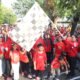 Walikota Semarang, Agustina saat menyapa warga memperingati HUT ke-81 Kemerdekaan Republik Indonesia.