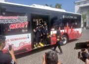 Pemkot Luncurkan Bus Listrik Trans Semarang
