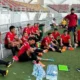 Timnas Hoki Lapangan Indonesia saat latihan di Jakarta, baru-baru ini.