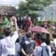 Walikota Semarang, Agustina Wilujeng saat diarak dalam Pawai Dudger menyambut Bulan Ramadan belum lama ini.