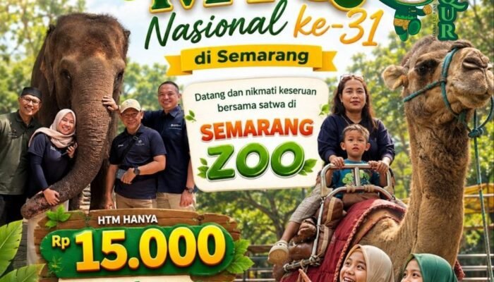 Dukung Ajang MTQ Nasional, Semarang Zoo Beri Diskon Tiket Masuk